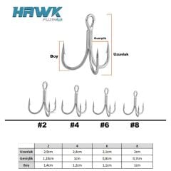 Fujin Hawk Süper Anti-Rust Üçlü İğne