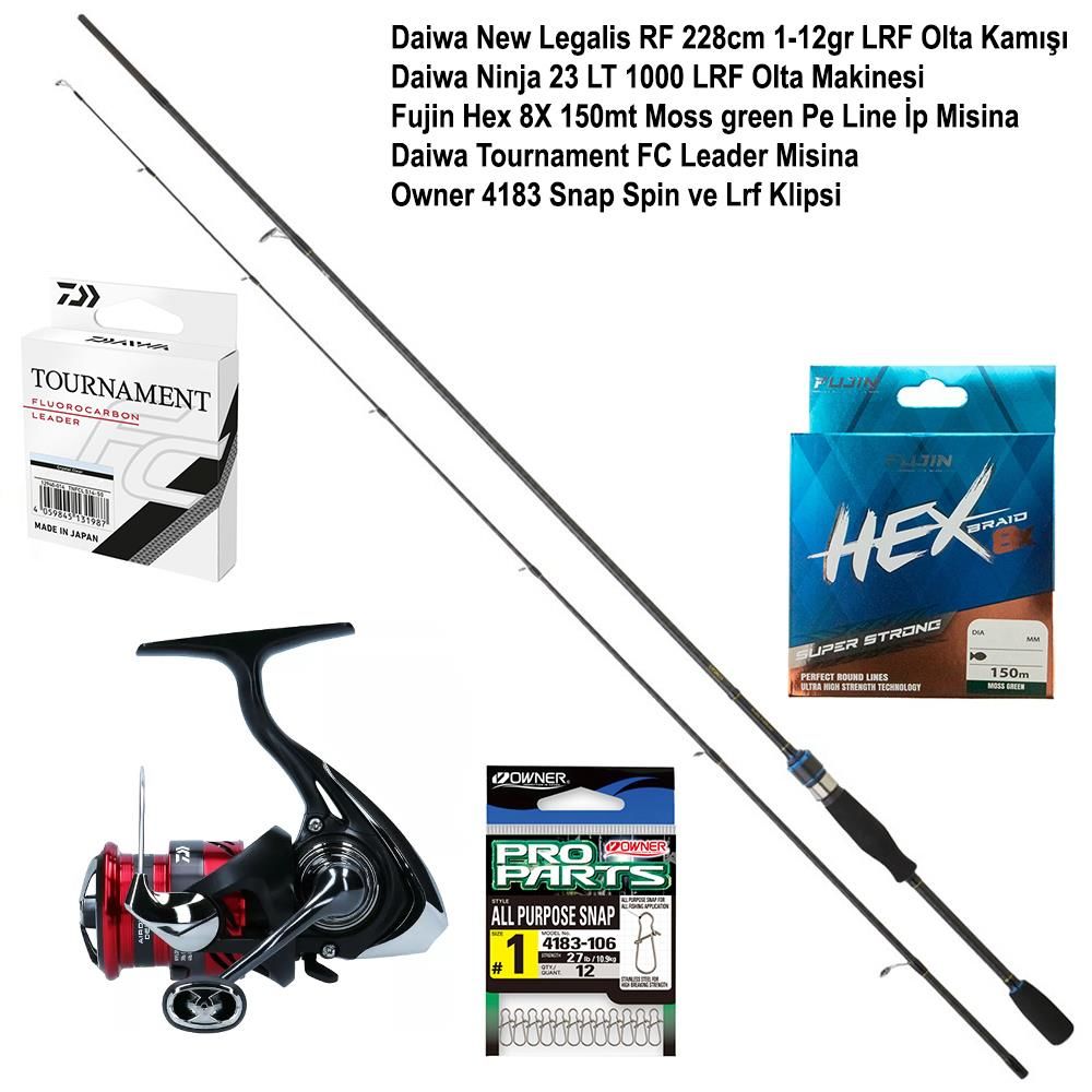 Daiwa Üst Segment ''SÜPRİZ HEDİYELİ'' Tam Takım Lrf Olta Takımı