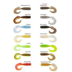 Hanfish Gurt 6cm TÜM RENKLER - TAM MİX (16 ADET)