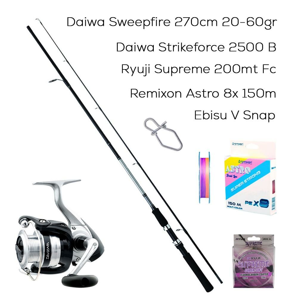 Daiwa Tam Takım Fiyat Performans Spin Olta Seti