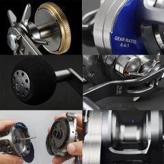 Daiwa New Saltiga 2015 15HL-SJ Slow Jigging Çıkrık Makine (Sol Kol)