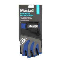 Mustad Half Fınger Casting Spin Eldiveni - M