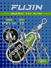 Fujin Power Roll Snap Fırdöndülü Klips - SM 7,5kg