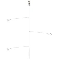 Mustad 1251 C 3 İğneli Hırsızlı Hazır Olta Bedeni