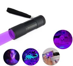 Powerex UV El Feneri Ultraviyole Mor Işık - Siyah