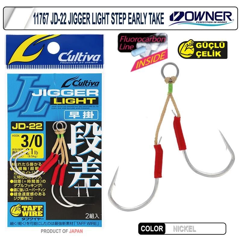 Owner Cultiva 11767 JD-22 Jigger Light Step Early Take Assist İğne