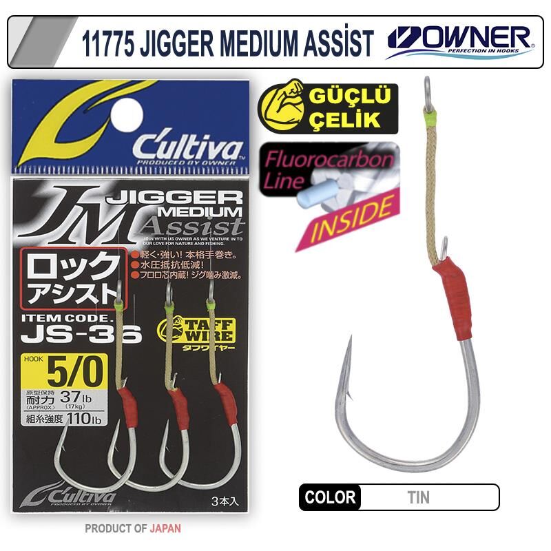 Owner Cultiva 11775 Jigger Medium Assist İğne