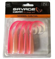 Savage Gear LB Sandeel Curltail 7cm (6 Adet) - Pink Glow