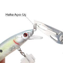 Bauer Balıkçı Aksesuar Seti Paslanmaz Pense ve Balık Tutucu Fish Grip