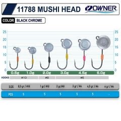 Owner Cultiva 11788 Mushi Jighead
