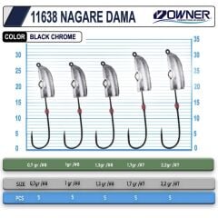 Owner Cultiva 11638 Nagare Dama Lrf Jighead