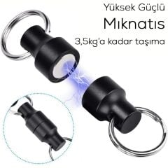 Shufa Çift Karabinalı Mıknatıs Ekipman Tutucu