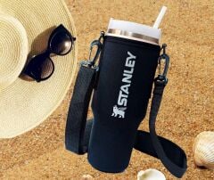 Stanley Koruyucu Neopren Termos Kılıfı 1,18 Lt Quencher Pipetli SİYAH