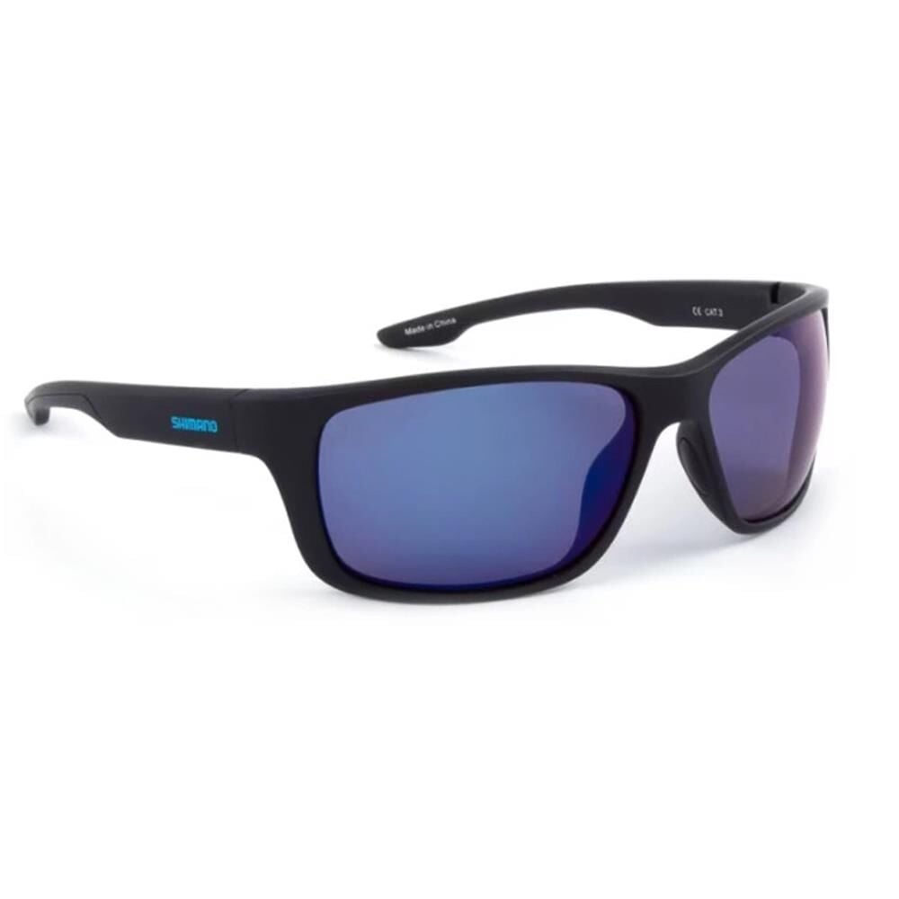 Shimano Matte Black & Blue Mirror Gözlük