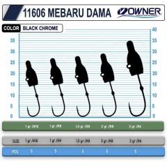 Owner Cultiva 11606 Mebaru Dama Lrf Jighead