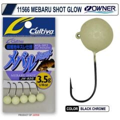 Owner Cultiva 11566 Mebaru Shot Glow Jighead