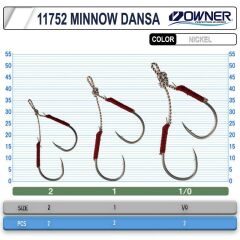 Owner Cultiva 11752 Jig Minnow Dansa Assist İğne