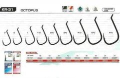 DECOY KR-31B Octopus Pro Pack Canlı Kalamar-Sübye İğnesi No:4/0 Adet:30