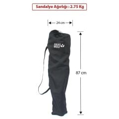 Gray Wolf Bardaklı Kamp Sandalyesi - Kamuflaj BP100