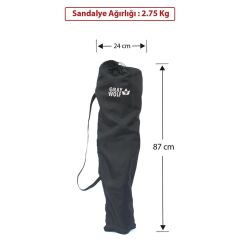 Gray Wolf Bardaklı Kamp Sandalyesi - Kamuflaj BP100