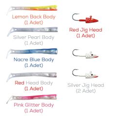 Naniwa Osaka Shi Osaka V8 100mm 10gr Silikon Yem - Tüm Renkler 8 Parça