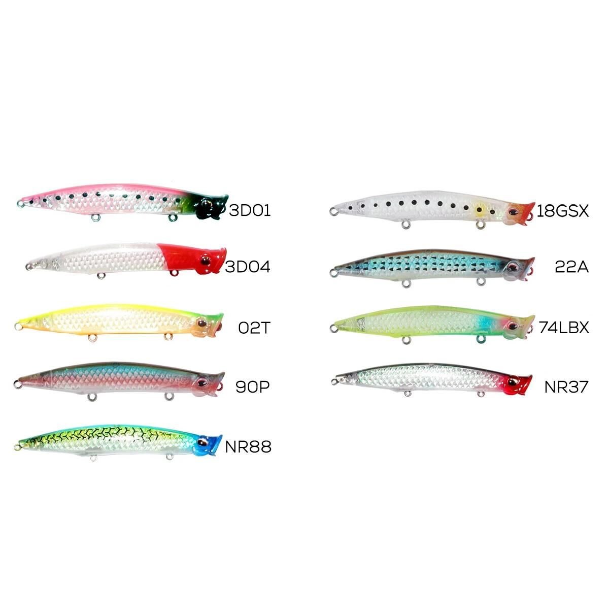 River Pop N Catch 3D 90 9cm 8Gr Su üstü Popper Yem