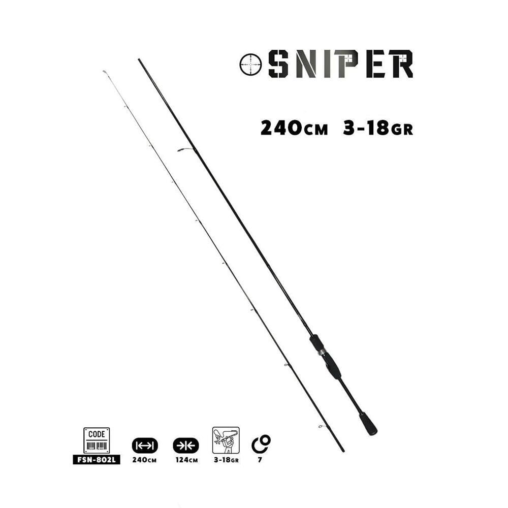 Fujin Sniper 240cm 3-18gr Light Spin Kamış