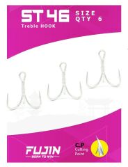 Fujin ST46 Üçlü Maket Balık İğnesi NO 10