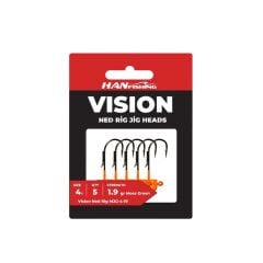 Hanfish Vision Ned Rig Orange Jighead 4,7gr