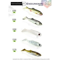 Naniwa Osaka Shi Endurande Shad 70mm Silikon Yem