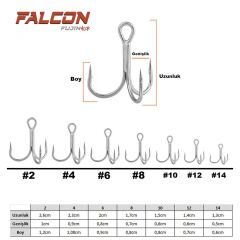 Fujin Falcon Süper Anti-Rust Üçlü İğne