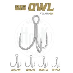 Fujin Big OWL Süper Anti-Rust Üçlü İğne