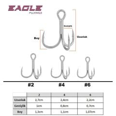 Fujin Eagle Süper Anti-Rust Üçlü İğne
