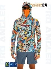Fujin Pro Angler S24 Buff&Hoodie Makai Orange