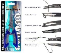 Portfish Balıkçı Pensesi - Siyah