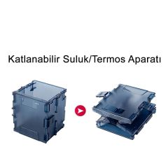 Shufa Çift Katlı Ekstra Dayanıklı Profesyonel Balıkçı Kutu Çanta 19,5L - Haki