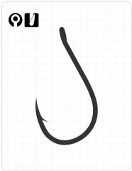 Fudo 1101 Chinu Black Nikel İğne No: 2/0