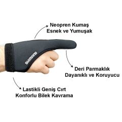 Shimano Neopren Deri Atış Parmaklığı