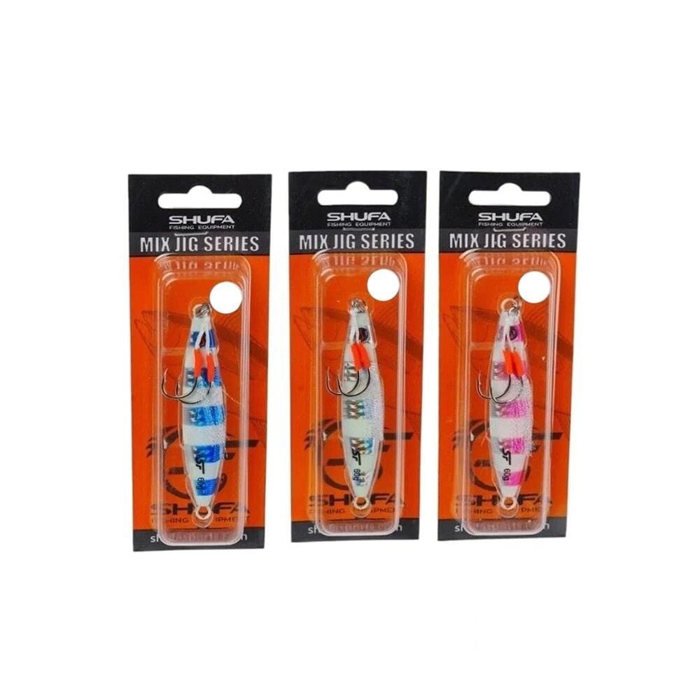 Shufa 3 Adet 60gr Turkish Zebra Mix Psycho Sprat Jig