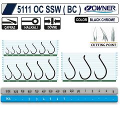 OWNER 5111 OC SSW Black Chrome İğne