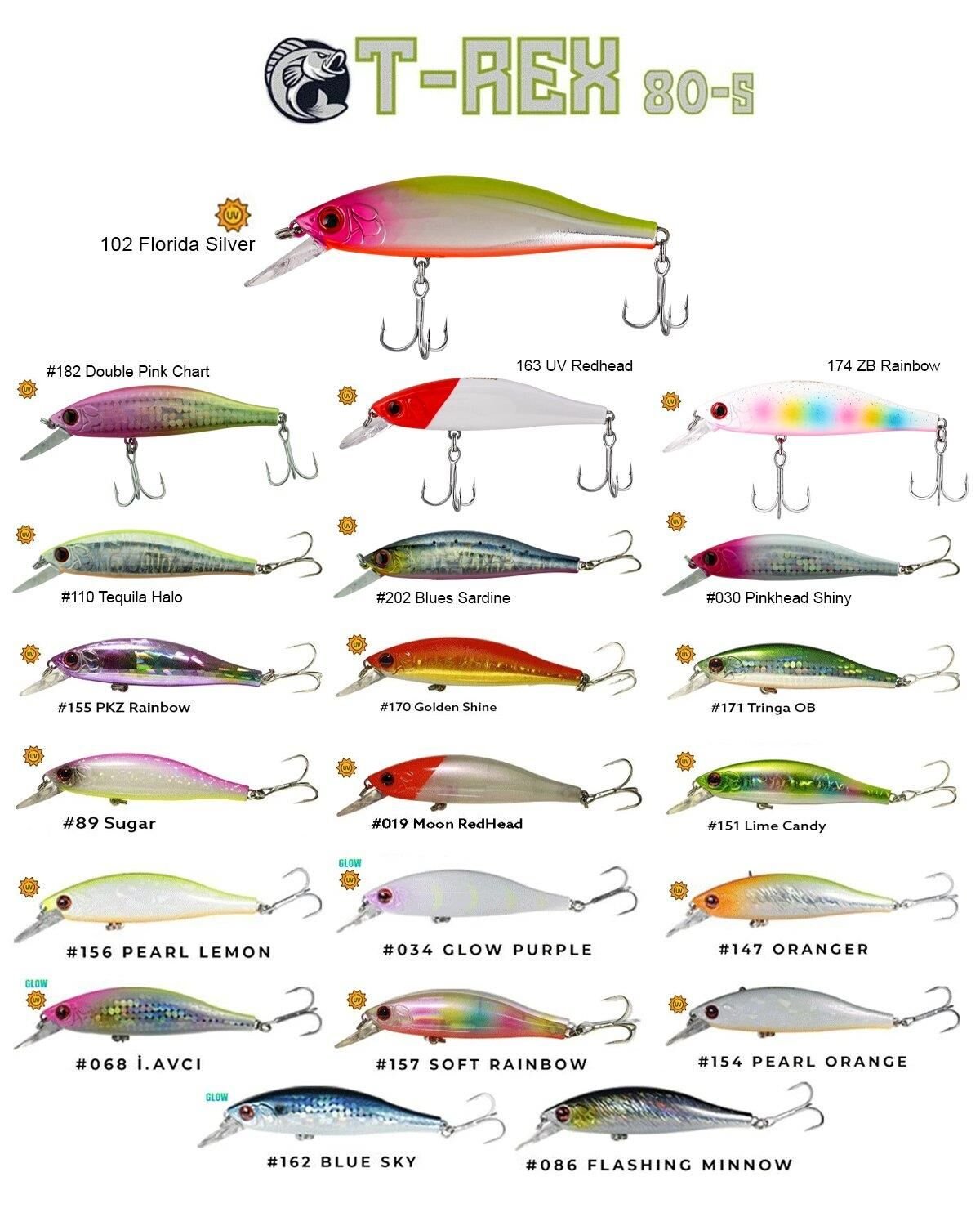Fujin T-Rex 80S 80mm 11gr Suni Yem