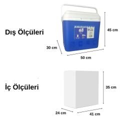 Freeze Peak Trailmate 35QT Buzluk 33 Litre - Mavi