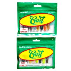 Hanfish Gurt 7cm TÜM RENKLER - TAM MİX  (16 ADET)