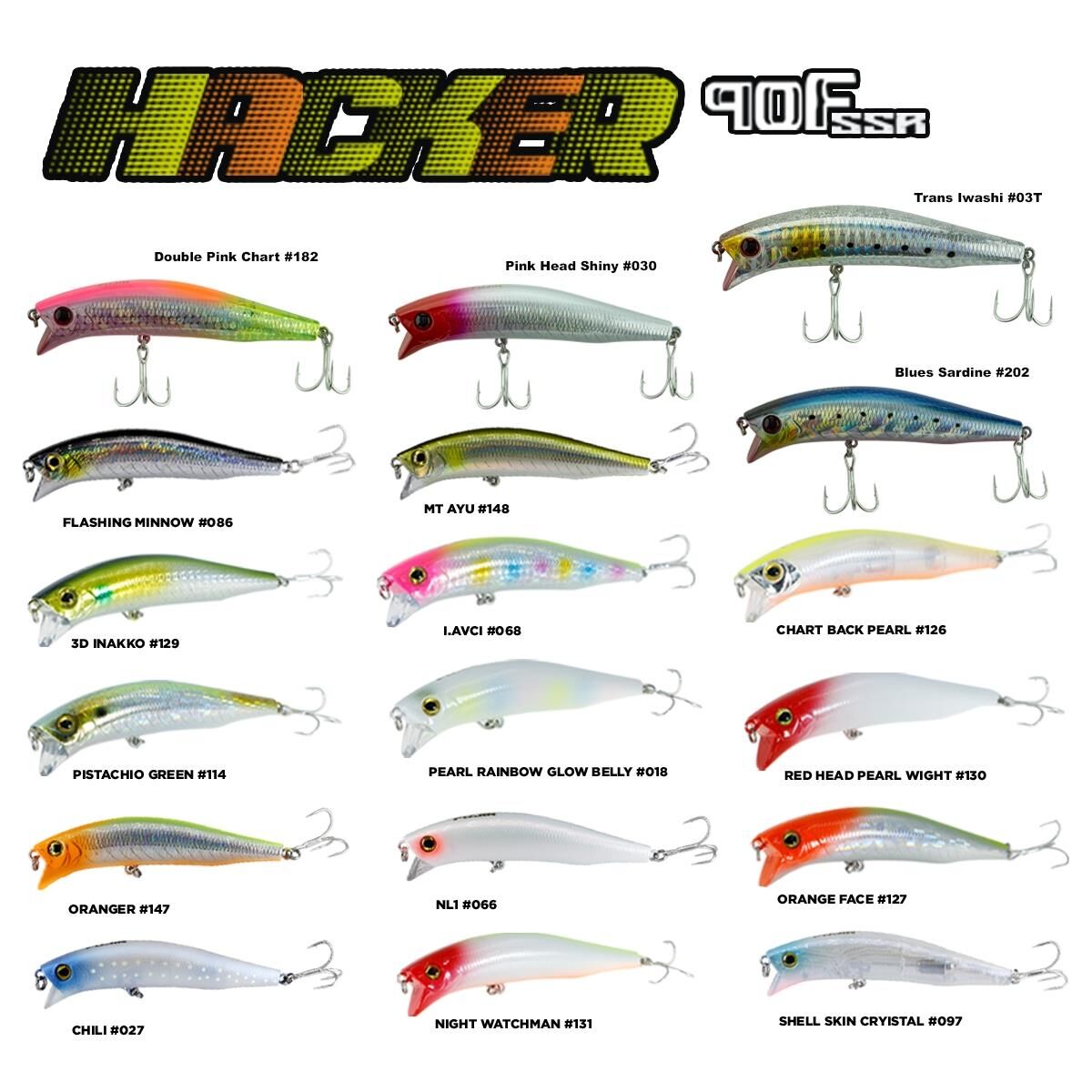 Fujin Hacker 90mm 13.7gr SSR Floating Maket Balık 127 Orange Face