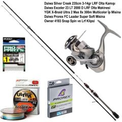Daiwa Silver Creek Exceler Tam Takım Lrf Olta Seti