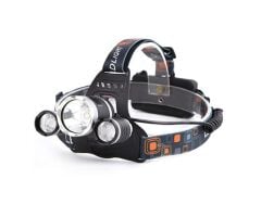 Watton WT-256 3 Başlıklı Şarjlı Kafa Feneri