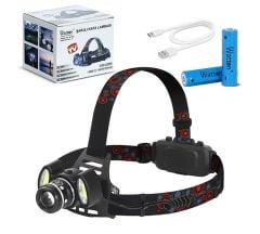 Watton WT-630 Cree T6 6.000 Lümen Yağmur Suyu Geçirmez Kafa Lambası