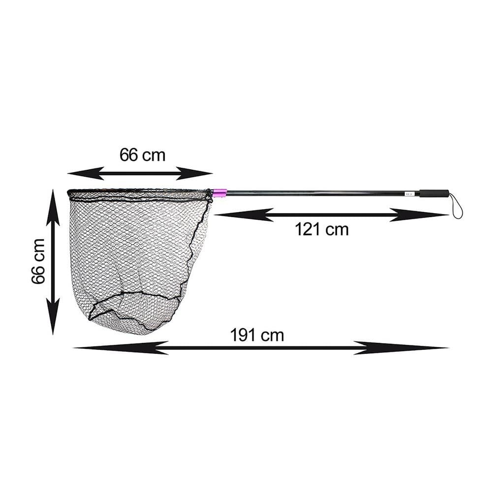 Captain 6783 Tek Parça 120cm Alüminyum Saplı 70x60cm Rubber Tor Kepçe