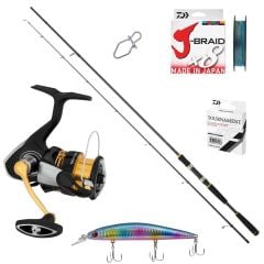 Daiwa Legalis Tam Takım Spin Olta Seti - Üst Segment At Çek Takımı