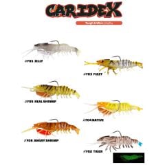 Fujin Caridex 65mm 6.3gr Silikon Karides Yem